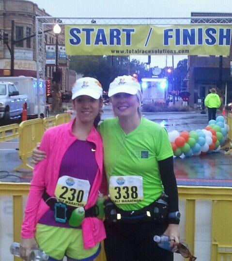 Southern Tennessee Plunge 1/2 Marathon with my beautiful niece Bethany